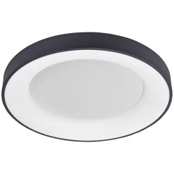 Sklep Kaja Okrągły plafon LED 60cm 4000K do salonu 5304-850RC-BK-4 z serii GIULIA* Lampy Led|Plafony Nowoczesne