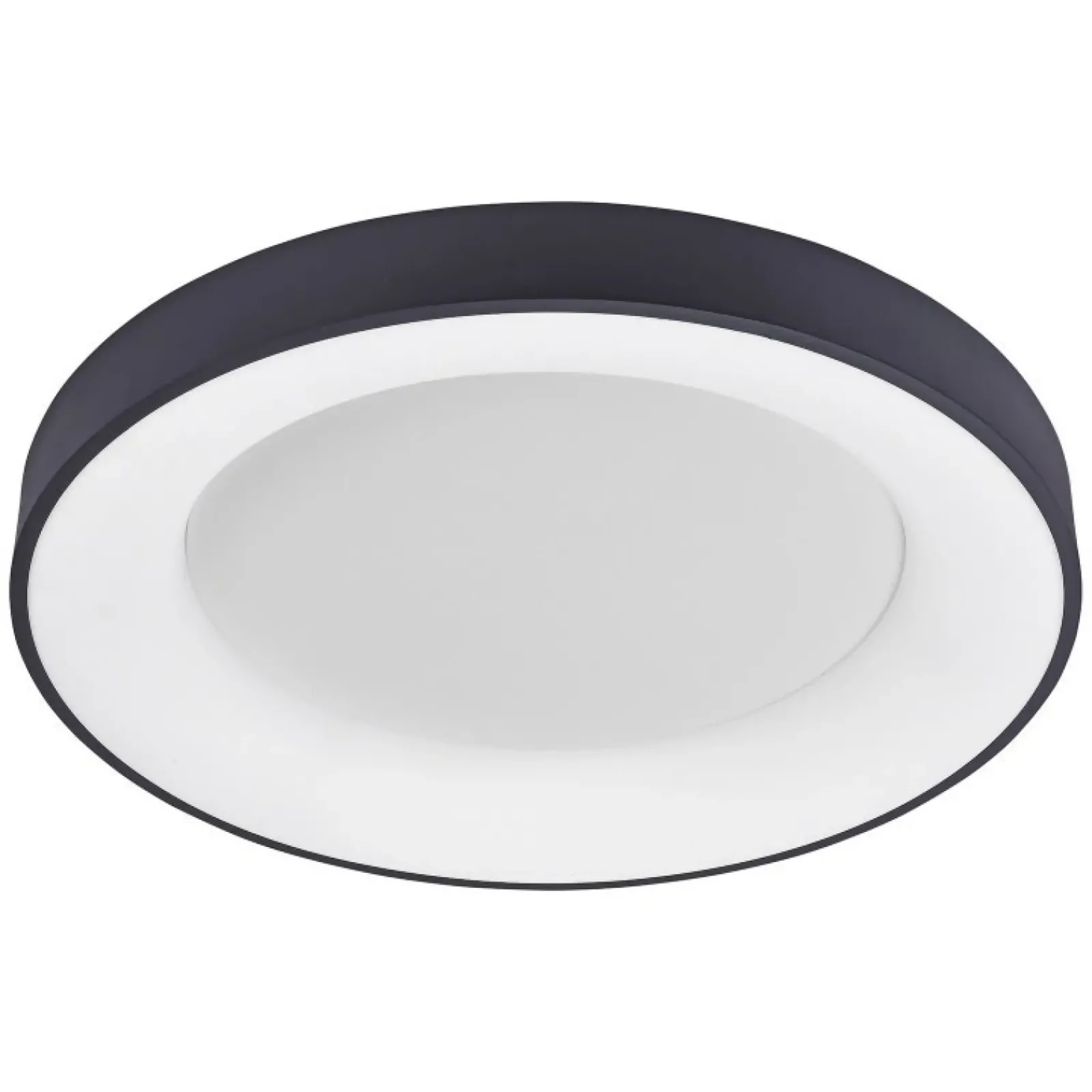 Sklep Kaja Okrągły plafon LED 60cm 4000K do salonu 5304-850RC-BK-4 z serii GIULIA* Lampy Led|Plafony Nowoczesne