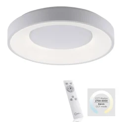 Sklep Kaja Okrągły plafon LED sterowany pilotem 14326-16 z serii ANIKA | Kaja biały Outlet