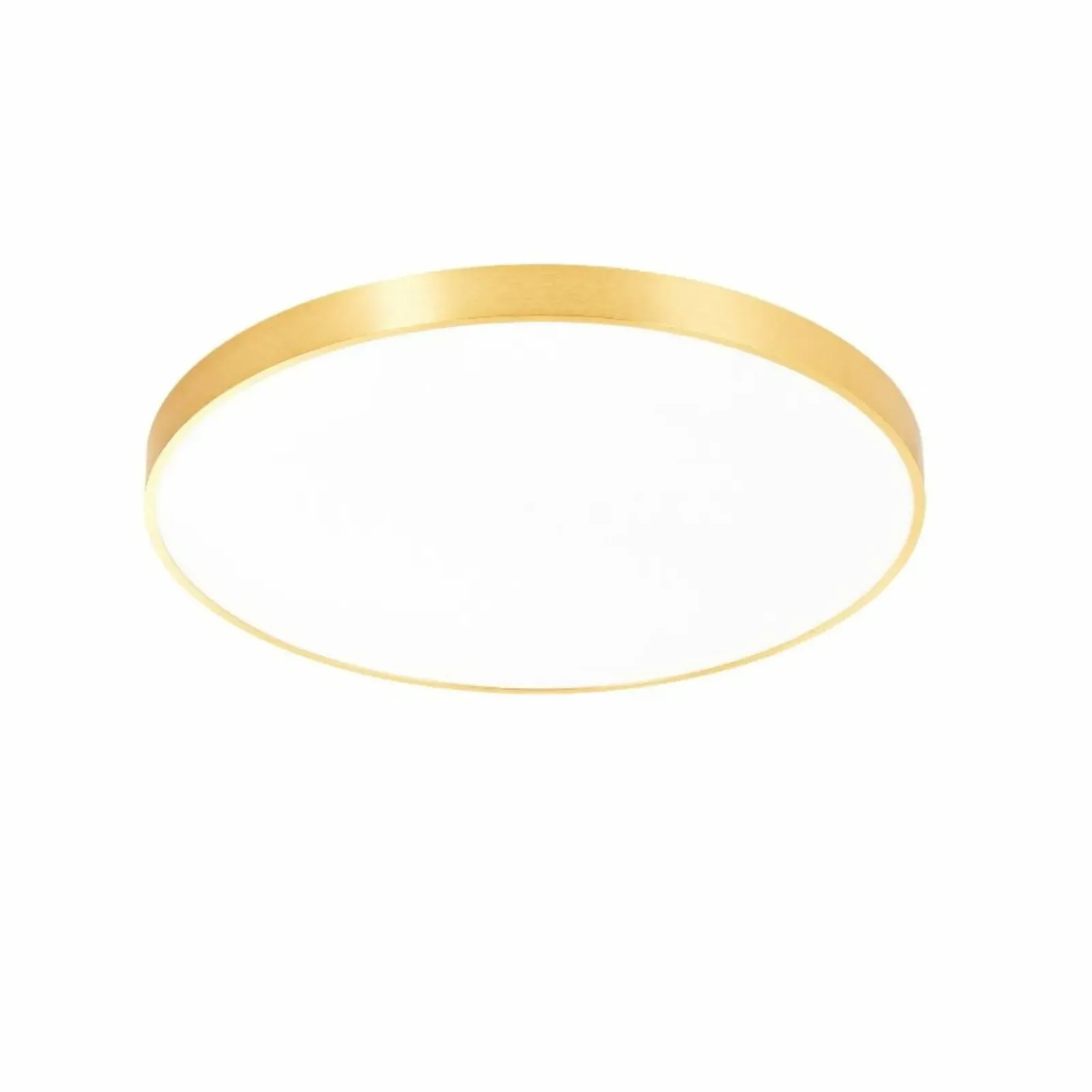 Sklep Kaja Okrągły szeroki złoty plafon CL12100010-GD SIERRA| Kaja Oświetlenie* Plafony Nowoczesne|Lampy Led