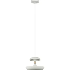 Sklep Kaja Ozdobna, biała lampa na regulowanym zwisie PND-73221-1M-WH - MARINA Cheap