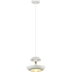Sklep Kaja Ozdobna, biała lampa na regulowanym zwisie PND-73221-1M-WH - MARINA Cheap
