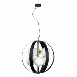 Sklep Kaja Ozdobna, czarno-złota lampa wisząca do salonu ZM 1138 z serii NELA Hot