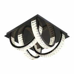Sklep Kaja Ozdobna lampa sufitowa LED z kryształkami MX3274-4-3BCT TULA | Kaja* Lampy Led|Plafony Nowoczesne
