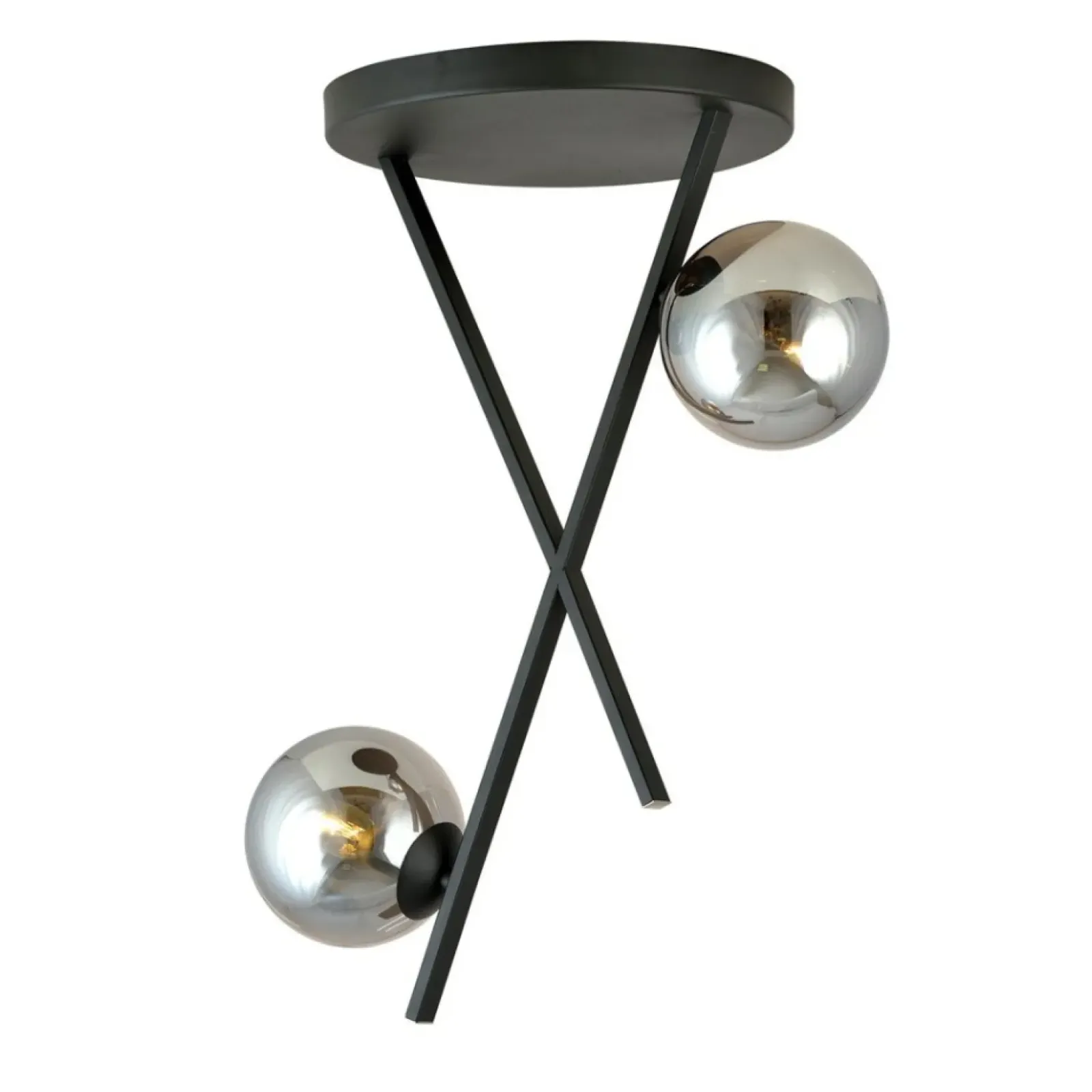 Sklep Kaja Ozdobna lampa sufitowa, minimalistyczna 1196/2 z serii RIVER | Kaja czarny Flash Sale