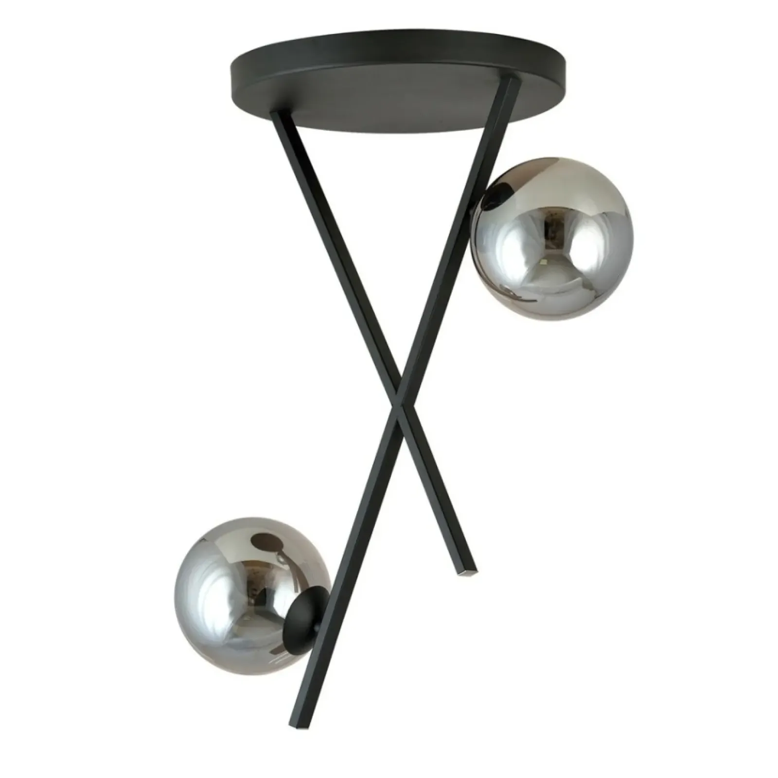 Sklep Kaja Ozdobna lampa sufitowa, minimalistyczna 1196/2 z serii RIVER | Kaja czarny Flash Sale