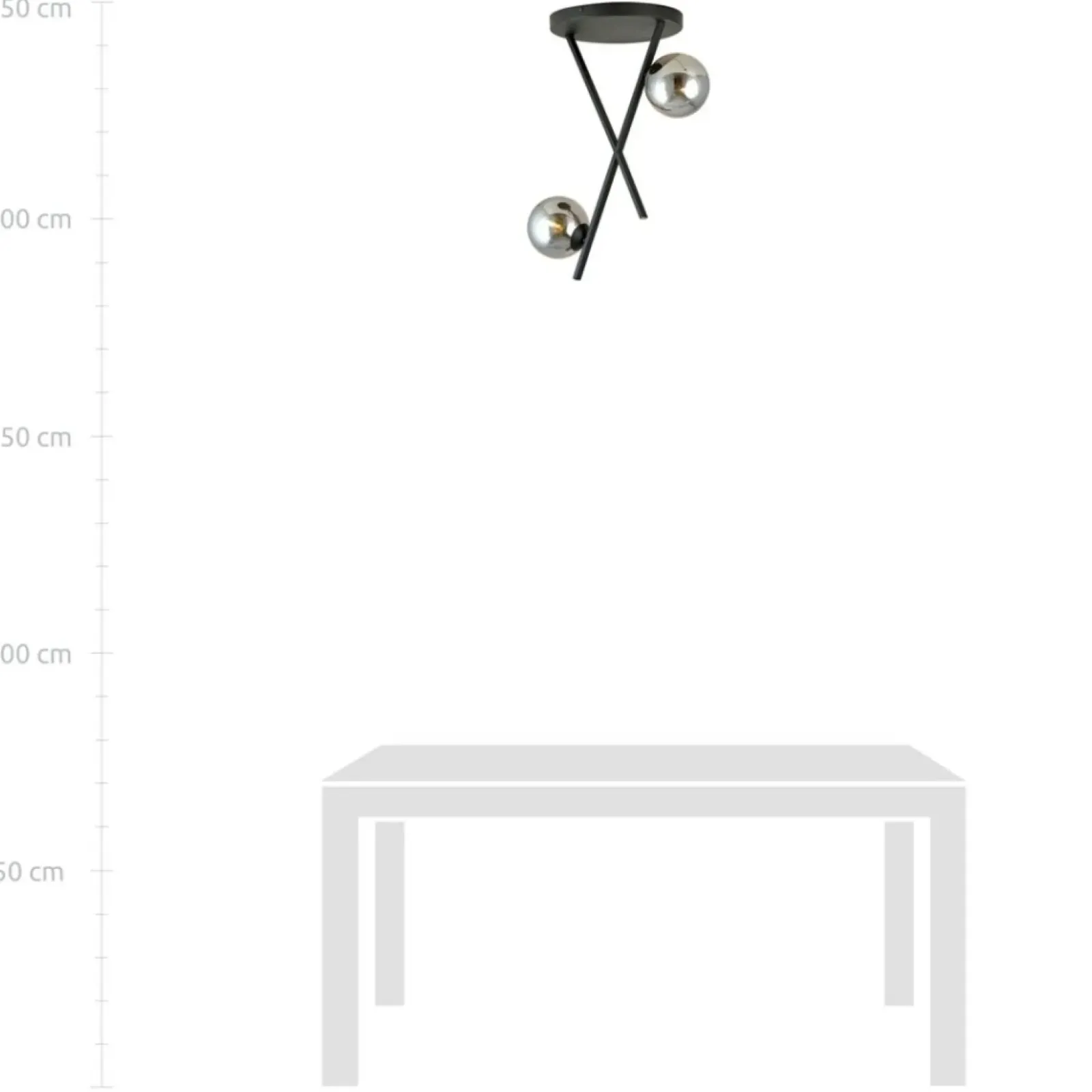 Sklep Kaja Ozdobna lampa sufitowa, minimalistyczna 1196/2 z serii RIVER | Kaja czarny Flash Sale