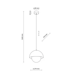 Sklep Kaja Ozdobna lampa wisząca do kuchni TK 10275 BONO OCHRA | Kaja Oświetlenie Store