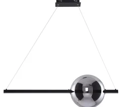Sklep Kaja Ozdobna lampa wisząca LED ze ściemniaczem AZ3351 SANDRA | Kaja czarny Clearance