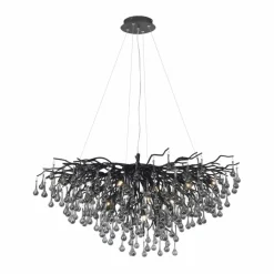 Sklep Kaja Ozdobna lampa wisząca przypominająca gałązki 2192-18 ICICLE | Kaja czarny Discount