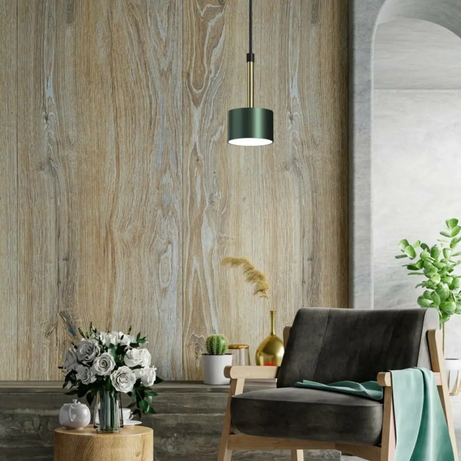 Sklep Kaja Ozdobna lampa wisząca w zielonym kolorze MLP7766 z serii ARENA | Kaja Oświetleni Best Sale