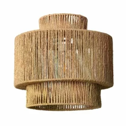Sklep Kaja Ozdobna, pleciona lampa w stylu eco ABR-LW14-BH-E27 BOHO | Kaja brązowy Flash Sale