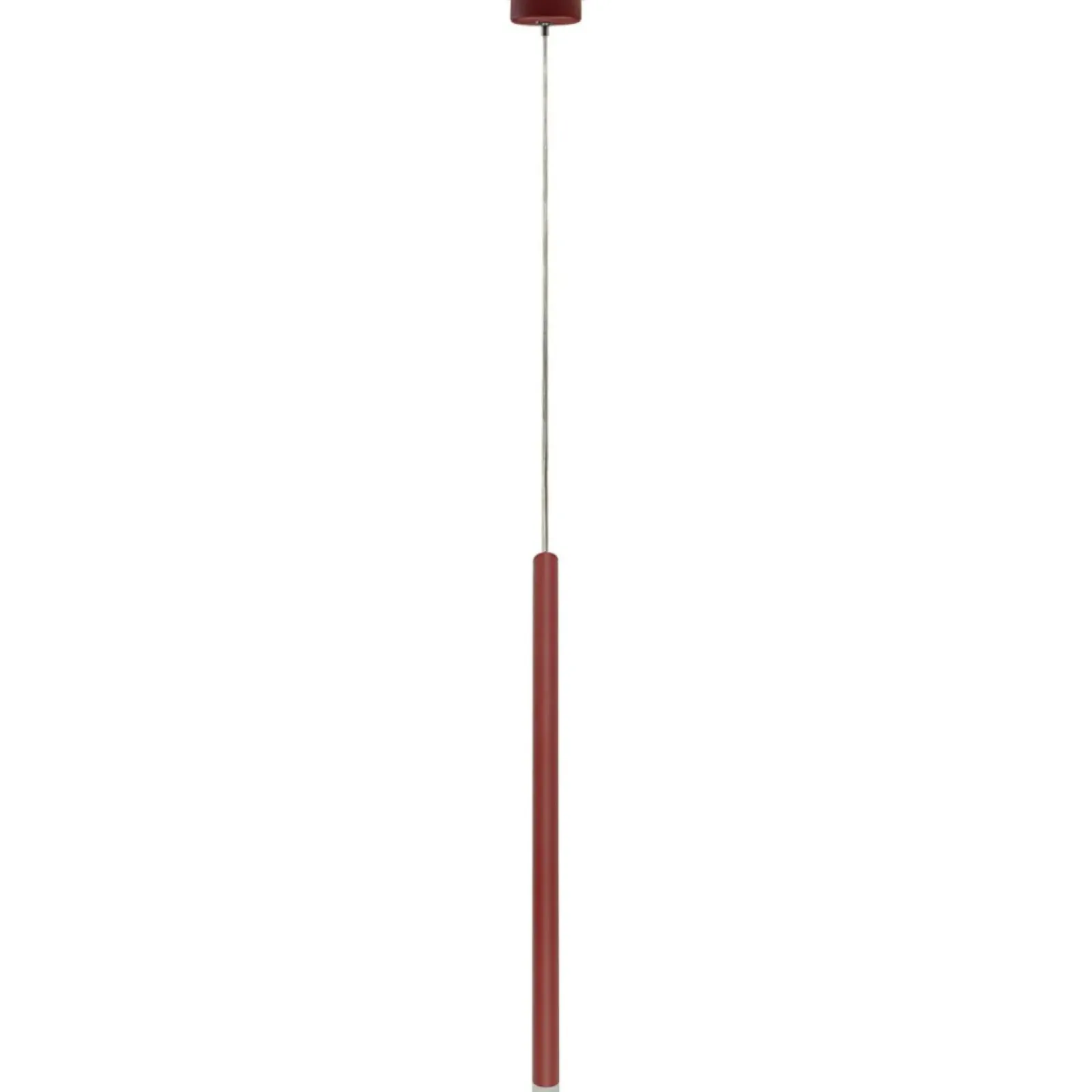 Sklep Kaja Ozdobna, punktowa lampa wisząca tuba LP-894/1P RED LUNGO | Kaja Fashion