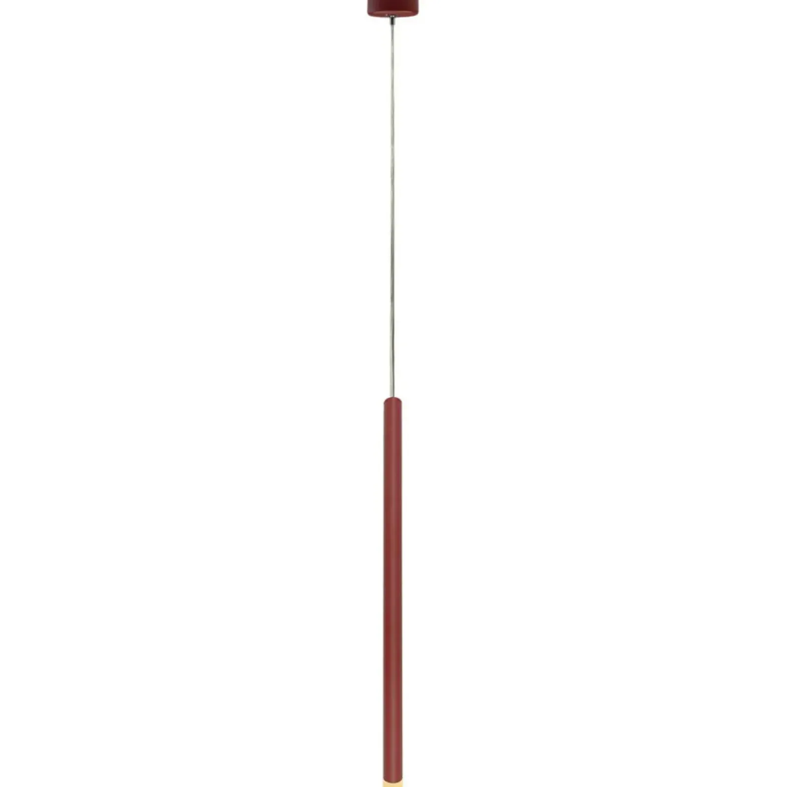 Sklep Kaja Ozdobna, punktowa lampa wisząca tuba LP-894/1P RED LUNGO | Kaja Fashion