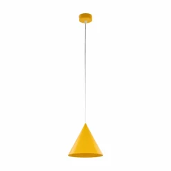 Sklep Kaja Ozdobna, żółta, stożkowa lampa wisząca ⌀19cm TK 10077 CONO | Kaja Hot