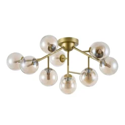 Sklep Kaja Ozdobna, złota lampa sufitowa MOD545PL-12G DALLAS | Kaja Oświetlenie złoty Discount