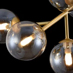 Sklep Kaja Ozdobna, złota lampa sufitowa MOD545PL-12G DALLAS | Kaja Oświetlenie złoty Discount