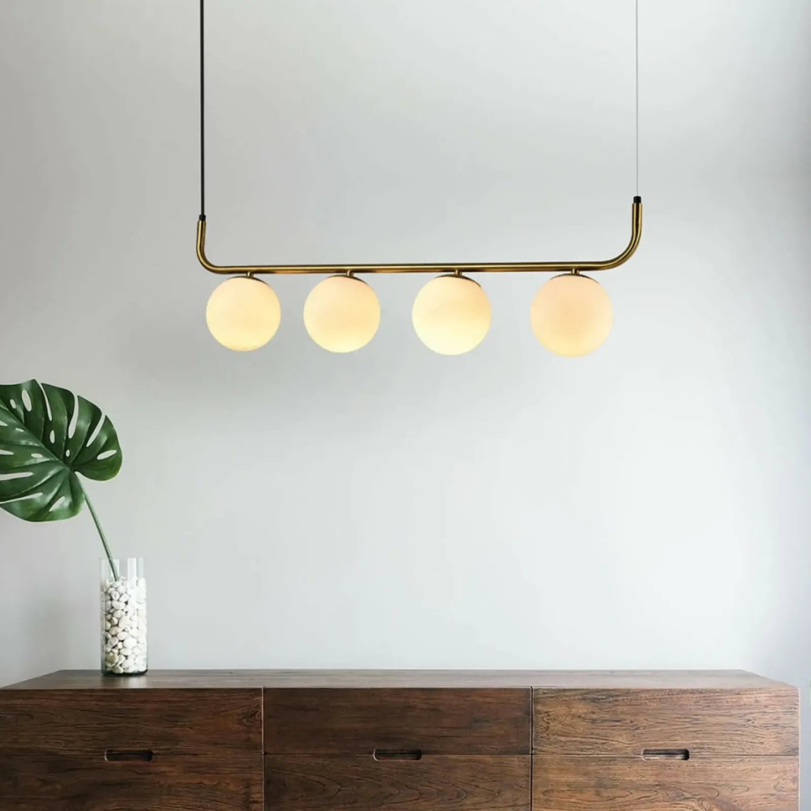Sklep Kaja Ozdobna, złota lampa wisząca nad stół LP-005/4L GD ALISA | Kaja Best Sale