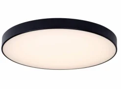Sklep Kaja Płaski, czarny plafon LED do sypialni MX C0232 HARD | Kaja Oświetlenie* Lampy Led|Plafony Klasyczne