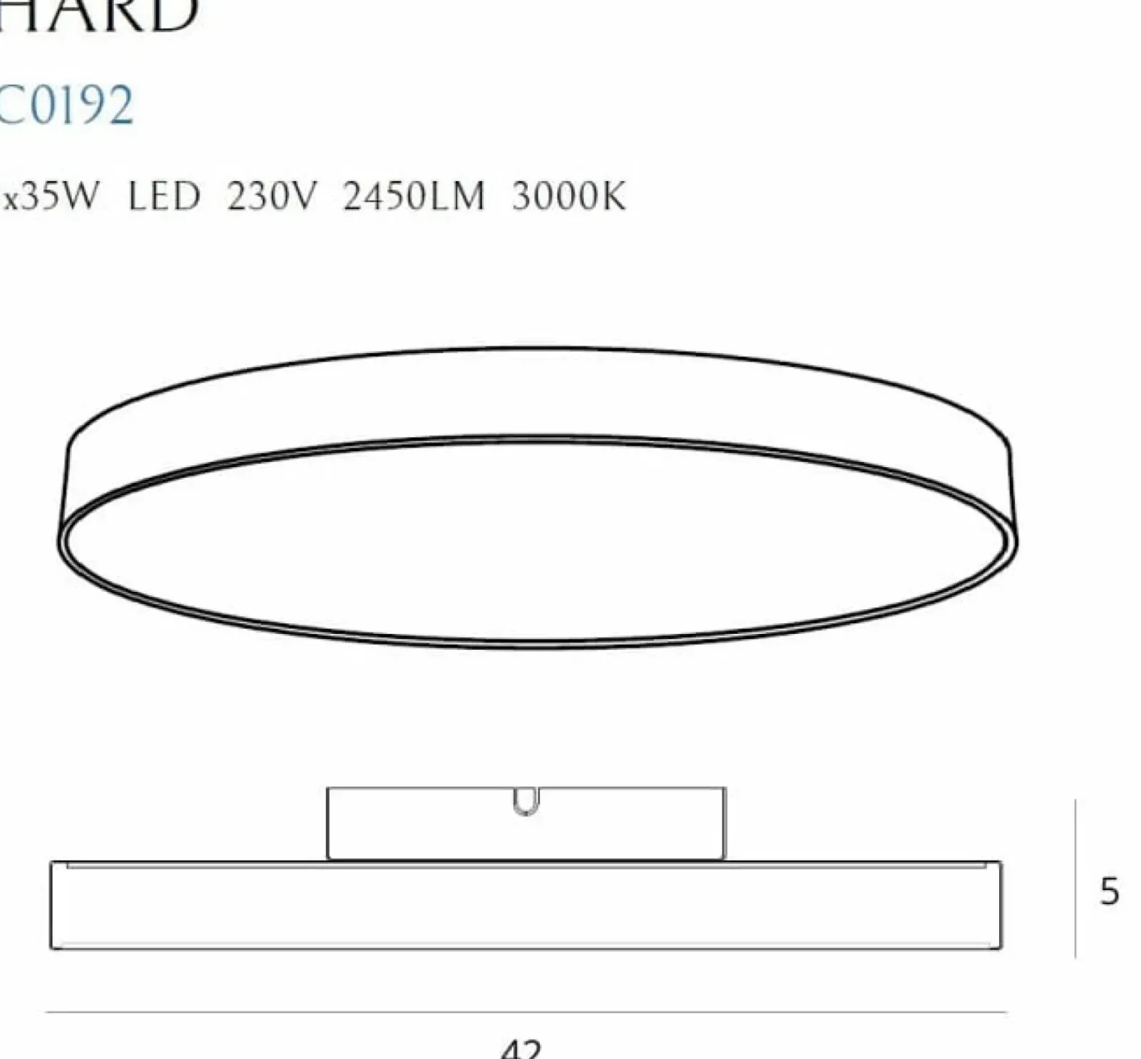 Sklep Kaja Płaski, czarny plafon LED do sypialni MX C0232 HARD | Kaja Oświetlenie* Lampy Led|Plafony Klasyczne