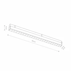 Sklep Kaja Płaski reflektor do szyny magnetycznej 1F 10150 LVM FOCUS LED | Kaja* Szynoprzewody Podtynkowe|Szynoprzewody Natynkowe