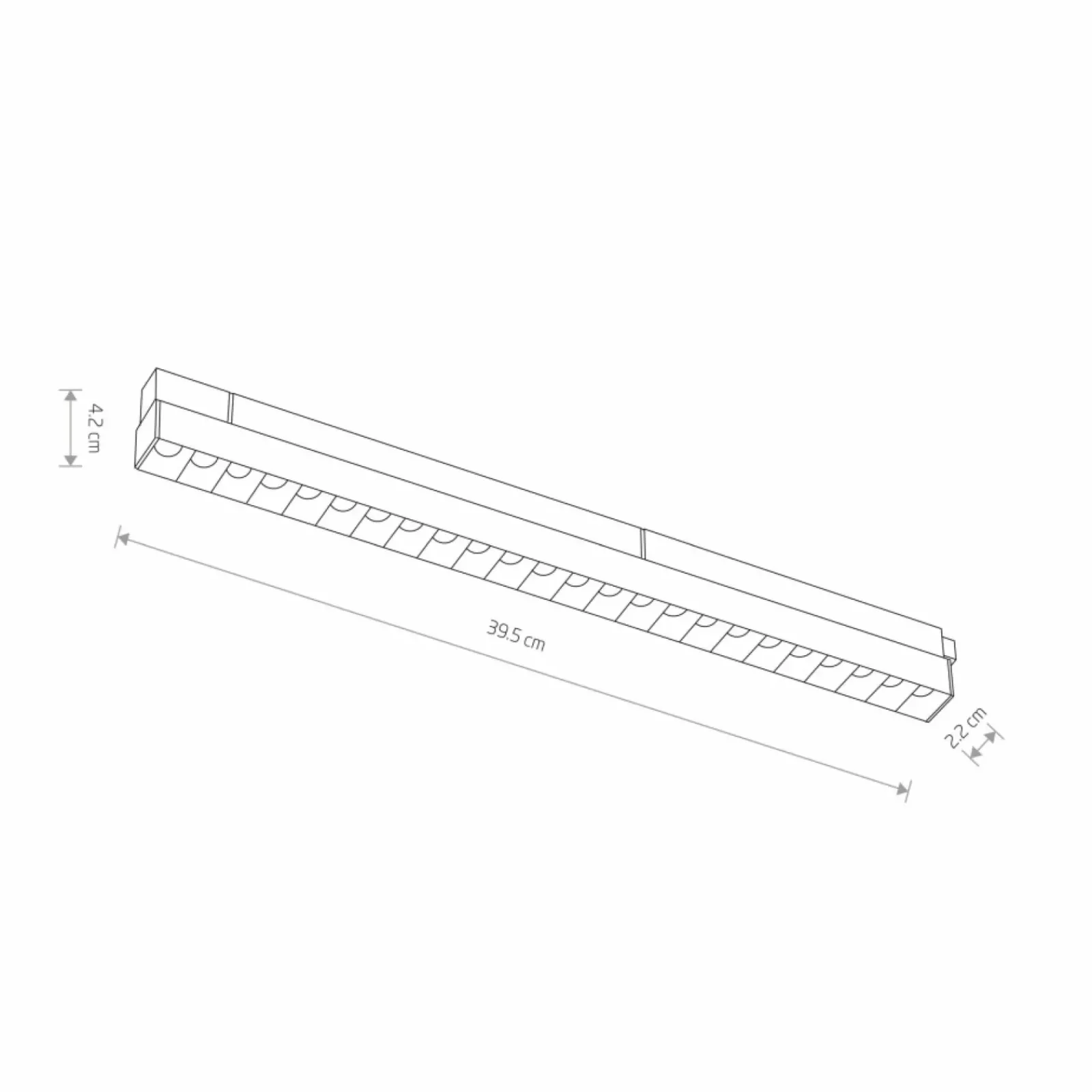 Sklep Kaja Płaski reflektor do szyny magnetycznej 1F 10150 LVM FOCUS LED | Kaja* Szynoprzewody Podtynkowe|Szynoprzewody Natynkowe