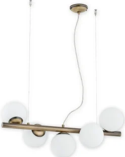 Sklep Kaja Patynowa lampa sufitowa z 5 kloszami O2915 W5 PAT | Kaja Oświetlenie Clearance