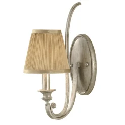 Sklep Kaja Piaskowo-srebrna lampa ścienna FE-ABBEY1 z serii ABBEY* Kinkiety Tradycyjne