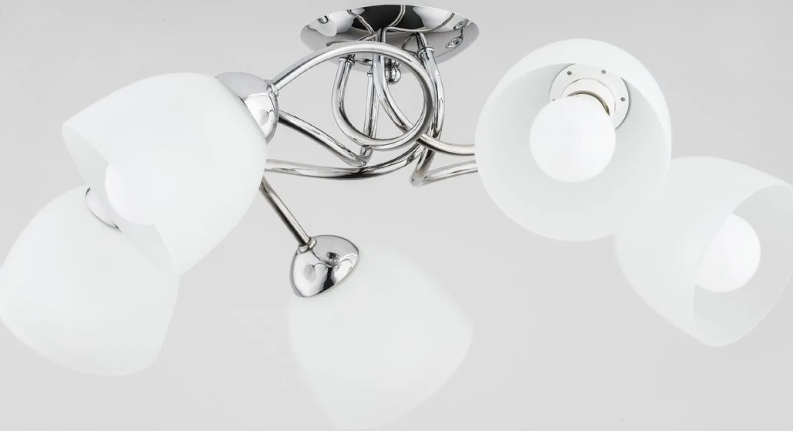 Sklep Kaja Pięcioramienna, srebrna lampa sufitowa AL 27505 SILIA | Kaja* Randole Tradycyjne