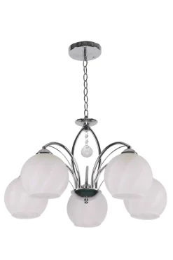 Sklep Kaja Pięcioramienny, elegancki żyrandol do salonu 35-79237 z serii ALYSON chromowy Cheap