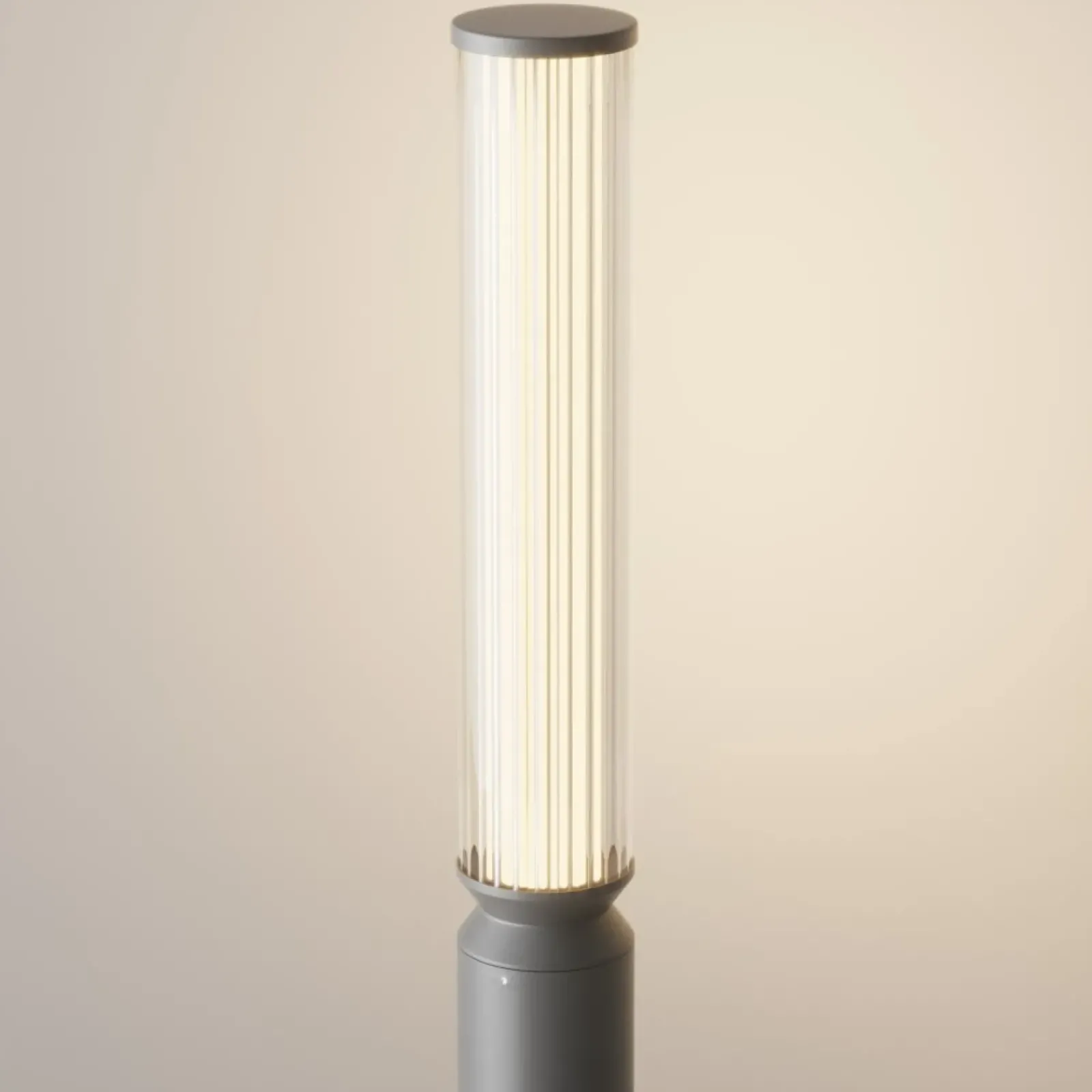 Sklep Kaja Pionowa lampa zewnętrzna, wbudowany LED O593FL-L12GF3K z serii LIT* Lampy Ogrodowe Stojące