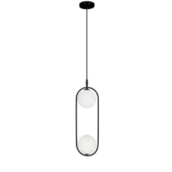 Sklep Kaja Pionowa, owalna lampa wisząca z kloszami 32-10155 CORDEL | Kaja Fashion