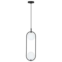 Sklep Kaja Pionowa, owalna lampa wisząca z kloszami 32-10155 CORDEL | Kaja Fashion