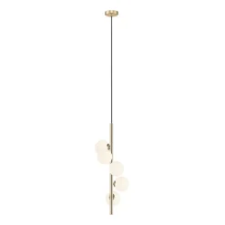 Sklep Kaja Pionowa, złota lampa wisząca do kuchni P0574-05E-F7AA ARCTURUS | Kaja Online