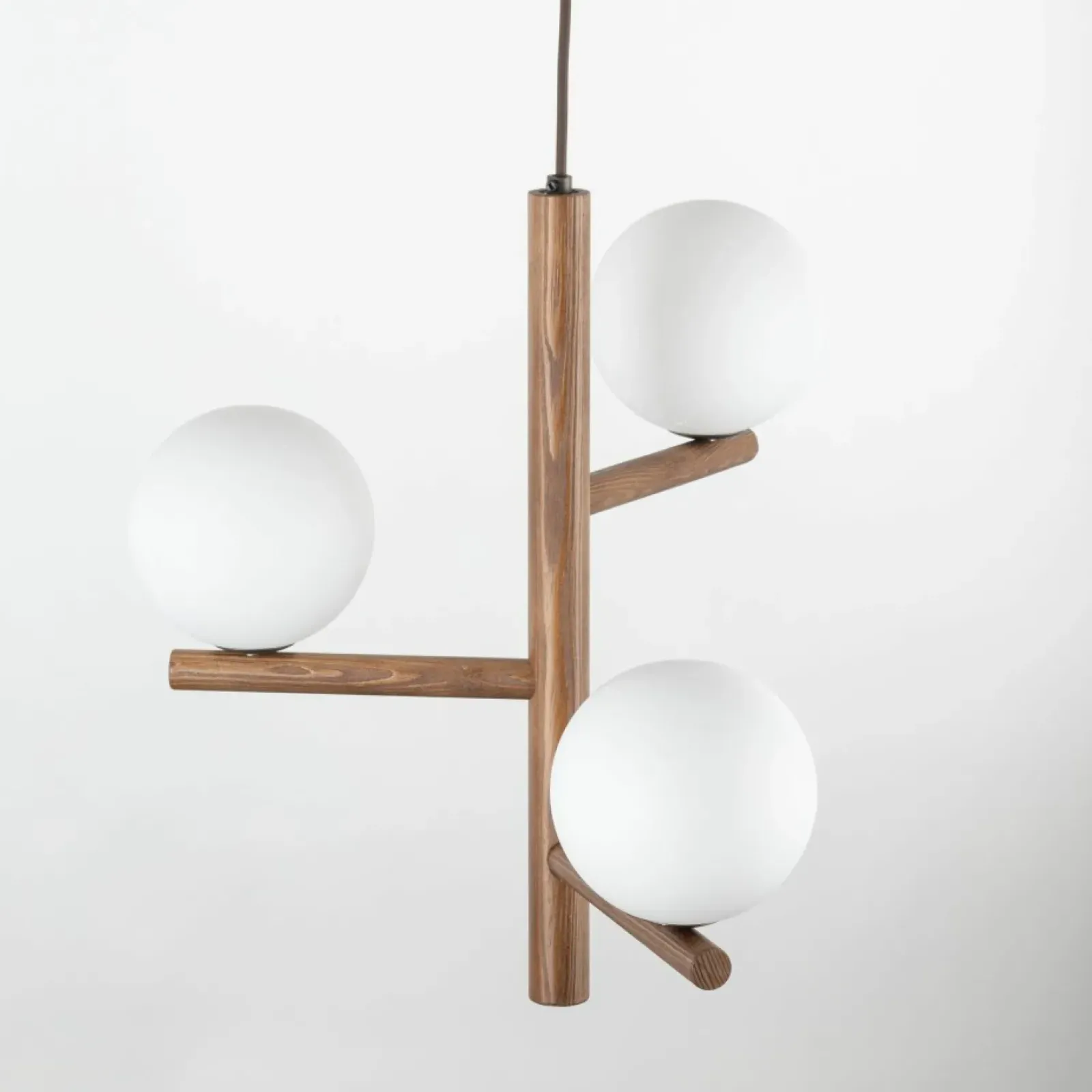 Sklep Kaja Pionowy, drewniany zwis TK 10271 ESTERA WOOD ORZECH | Kaja Oświetlenie New