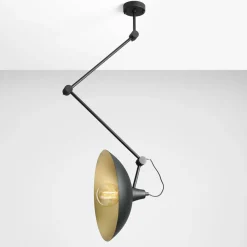 Sklep Kaja Plafon czarno-złoty regulowany 808PL/G1/Z 1-PŁ MELOS | Kaja Zadzwońporabattel.783200183(8-16)/mailsklep@kaja.com.pl Flash Sale