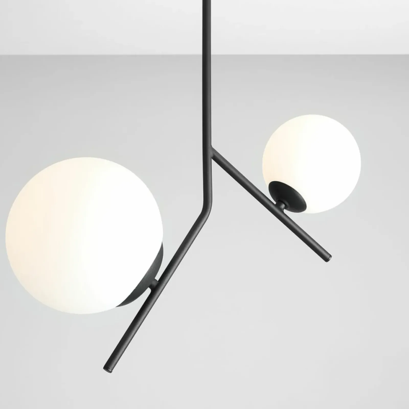 Sklep Kaja Plafon czarny z kloszami kulami 1011PL/H1 2-PŁ LUNA | Kaja Oświetlenie Zadzwońporabattel.783200183(8-16)/mailsklep@kaja.com.pl Cheap