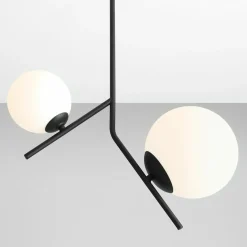 Sklep Kaja Plafon czarny z kloszami kulami 1011PL/H1 2-PŁ LUNA | Kaja Oświetlenie Zadzwońporabattel.783200183(8-16)/mailsklep@kaja.com.pl Cheap