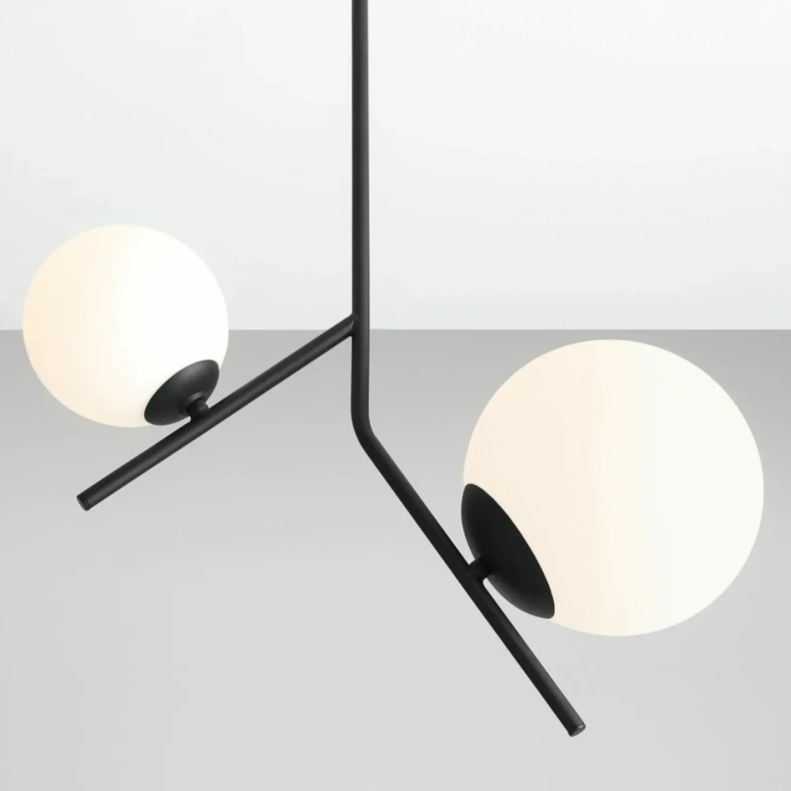 Sklep Kaja Plafon czarny z kloszami kulami 1011PL/H1 2-PŁ LUNA | Kaja Oświetlenie Zadzwońporabattel.783200183(8-16)/mailsklep@kaja.com.pl Cheap