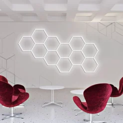 Sklep Kaja Plafon ELD heksagony LP-0109/3C 4K GEOMETRIC SYSTEM | Kaja Oświetlenie* Plafony Nowoczesne|Lampy Led