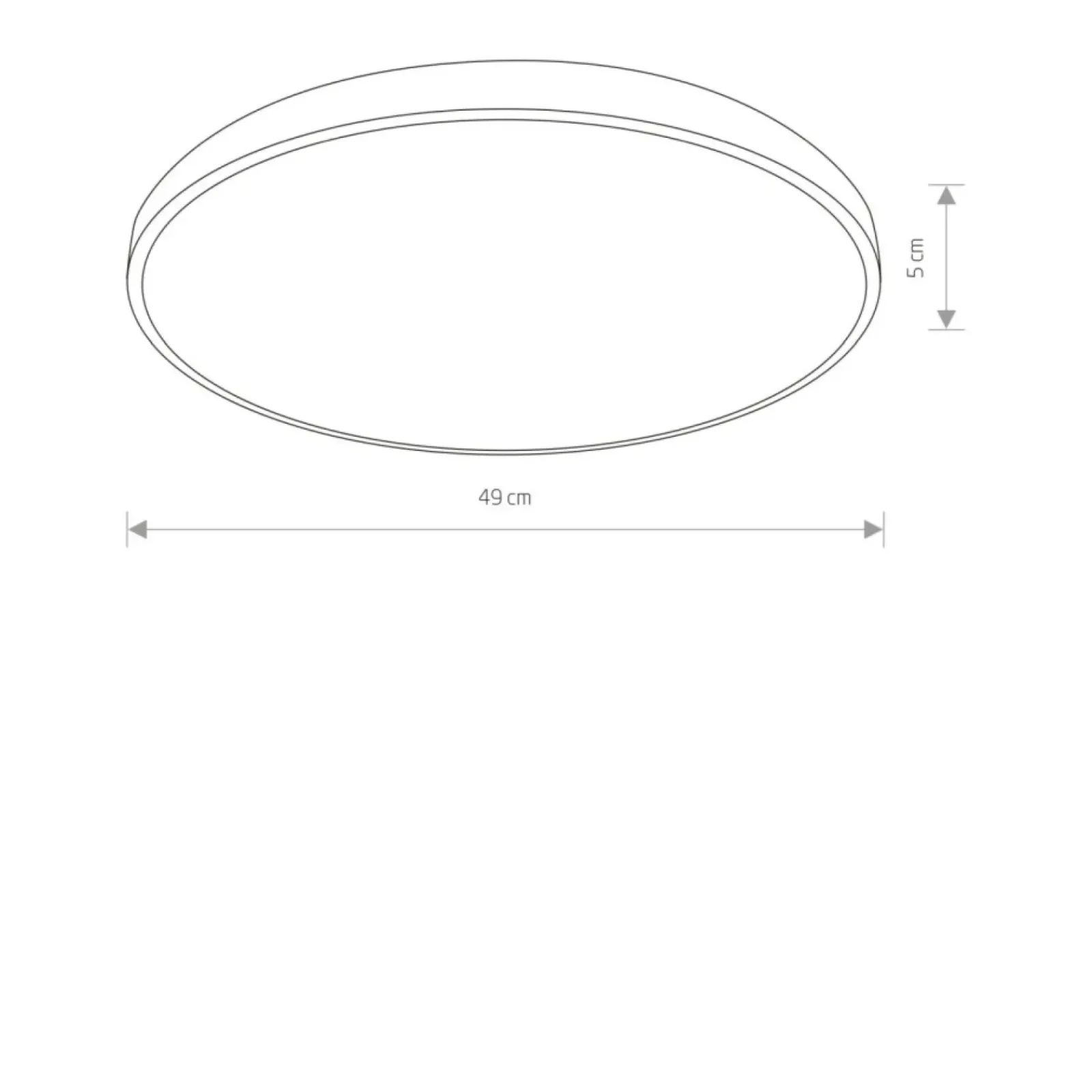 Sklep Kaja Plafon LED do łazienki IP44 ⌀49cm 3000K 10979 AGNES LED | Kaja* Lampy Led|Lampy Do Łazienki