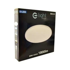 Sklep Kaja Plafon LED ze srebrną ramką LED ⌀39cm 4000K ML4268 BRAVO | Kaja* Lampy Led|Plafony Klasyczne