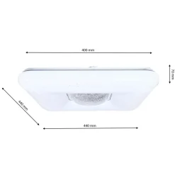 Sklep Kaja Plafon ledowy z pilotem, kształt kwadratu ML4402 z serii YAX | Kaja Oświetlenie* Lampy Led|Plafony Nowoczesne