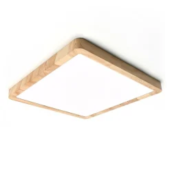 Sklep Kaja Plafon sufitowy, drewniana oprawa PLF-63827-300L-24W-WO z serii OLBIS* Plafony Nowoczesne|Lampy Led
