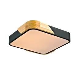 Sklep Kaja Plafon sufitowy w czarnym kolorze PLF-13187-BK-WO z serii SANTER* Lampy Led|Plafony Nowoczesne