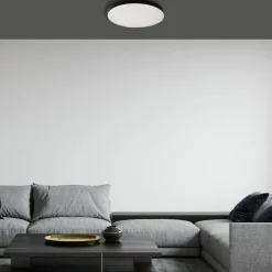 Sklep Kaja Plafon sufitowy z czarnym okręgiem, ledowy ML7970 z serii MAYA | Kaja Oświetleni* Plafony Nowoczesne|Lampy Led