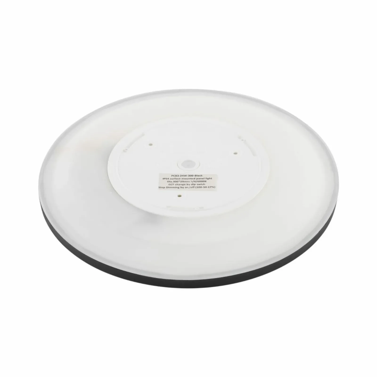 Sklep Kaja Plafon w kolorze czarno-białym, średnica 50cm IP54 TK 6905 z serii AQUA* Plafony Nowoczesne|Lampy Led