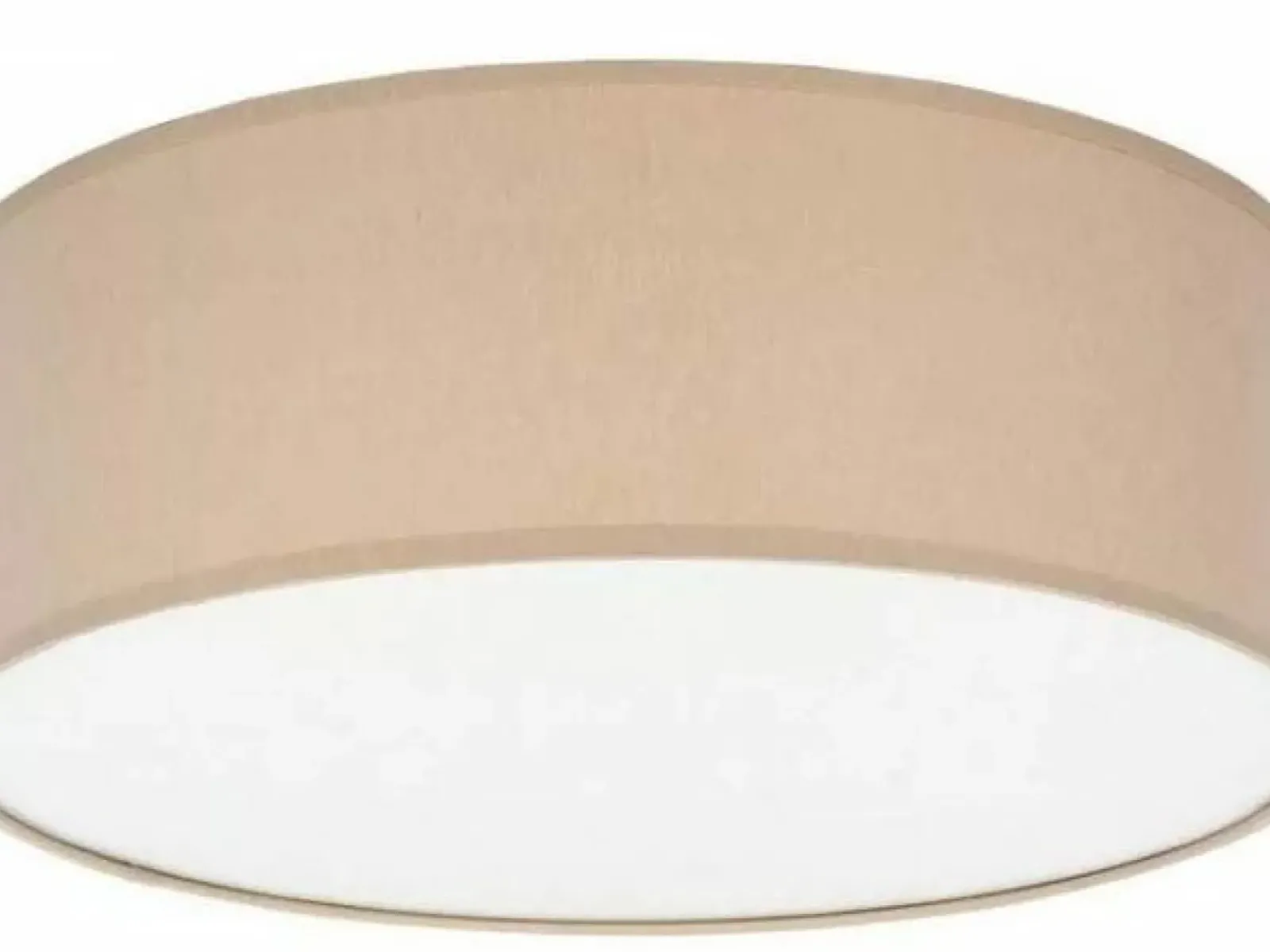 Sklep Kaja Plafon z beżowym, okrągłym abażurem ⌀38cm TK 4430 RONDO | Kaja Sale