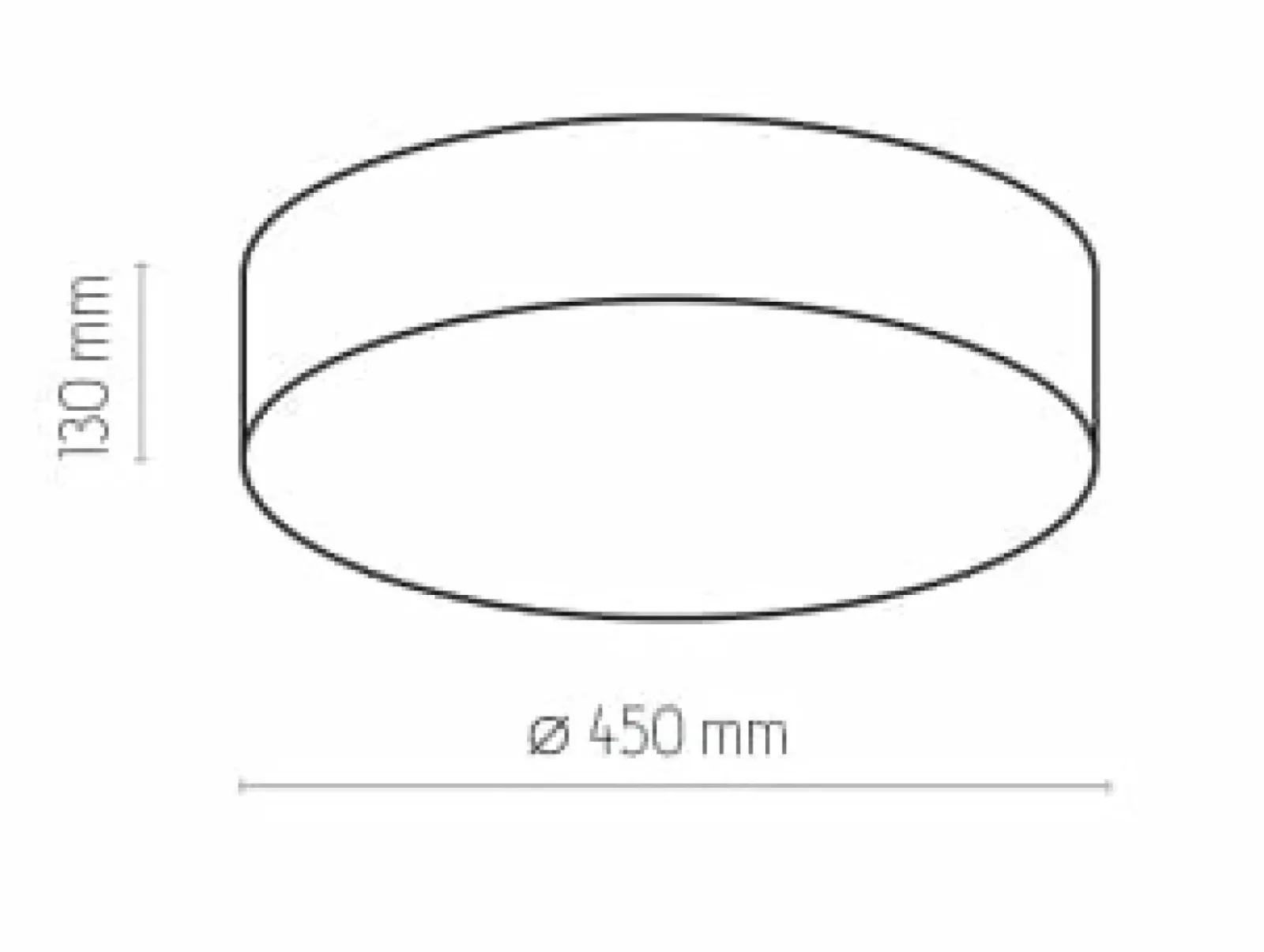 Sklep Kaja Plafon z beżowym, okrągłym abażurem ⌀38cm TK 4430 RONDO | Kaja Sale