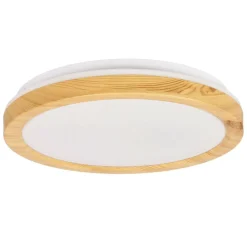 Sklep Kaja Plafon z drewnianym elementem, do korytarza 13-75109 z serii GANDAVA | Kaja Oświ* Lampy Led|Plafony Nowoczesne